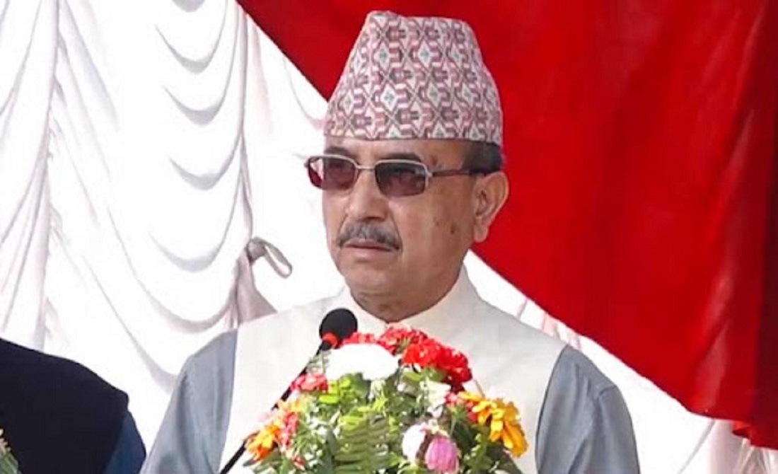 संविधानको दोस्रो संशोधनको प्रकृया एमालेका कारण रोकियो : रक्षामन्त्री खड्का